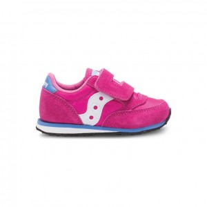 Saucony Baby Jazz Hook & Loop Little Dječje Tenisice Roze | HRVATSKA FBNSCV