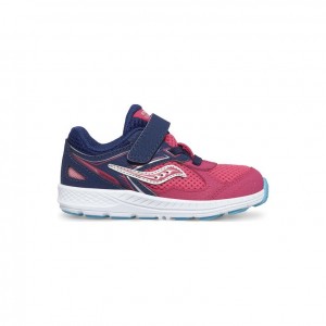 Saucony Cohesion 14 A/C Jr. Little Dječje Tenisice Roze Tamnoplave | HRVATSKA OTSMGV