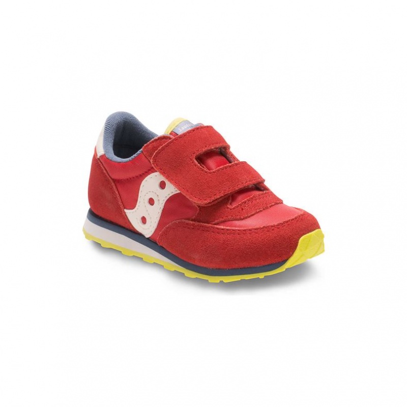 Saucony Baby Jazz Hook & Loop Little Dječje Tenisice Crvene | HRVATSKA SYUMVD