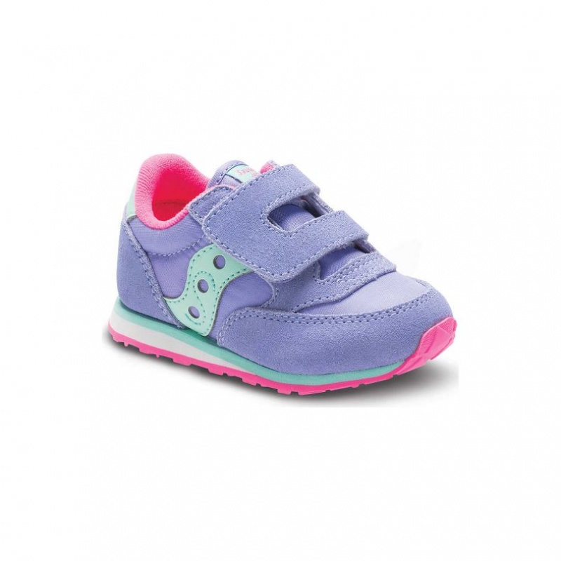 Saucony Baby Jazz Hook & Loop Little Dječje Tenisice Ljubičaste | HRVATSKA QEIXON