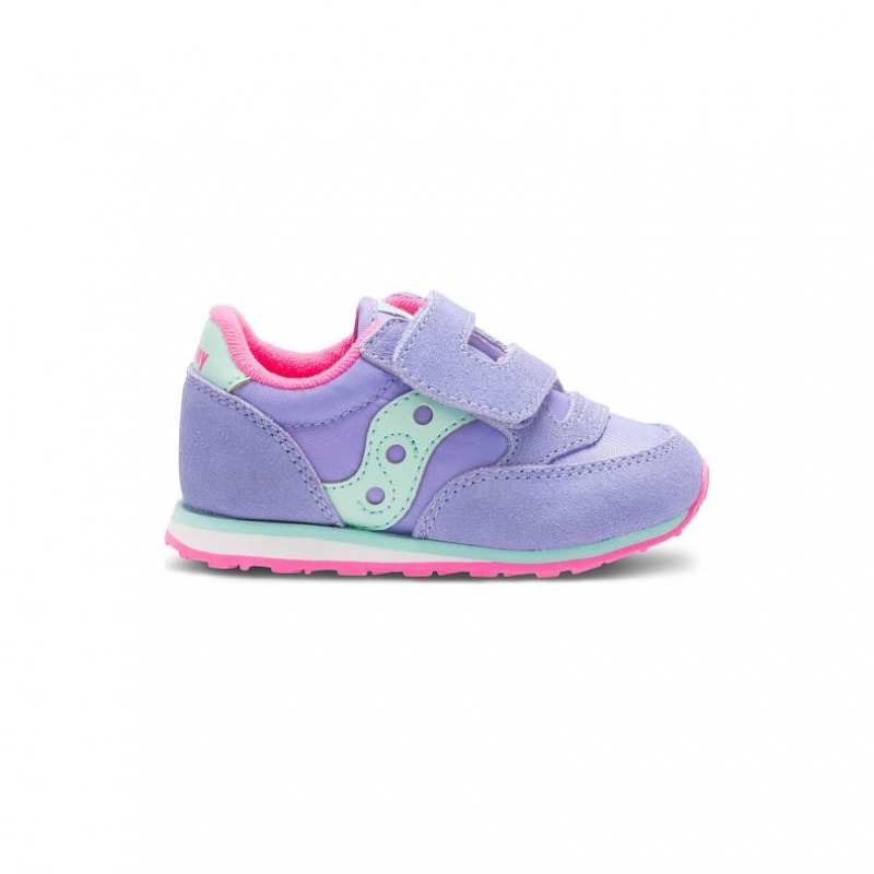 Saucony Baby Jazz Hook & Loop Little Dječje Tenisice Ljubičaste | HRVATSKA QEIXON