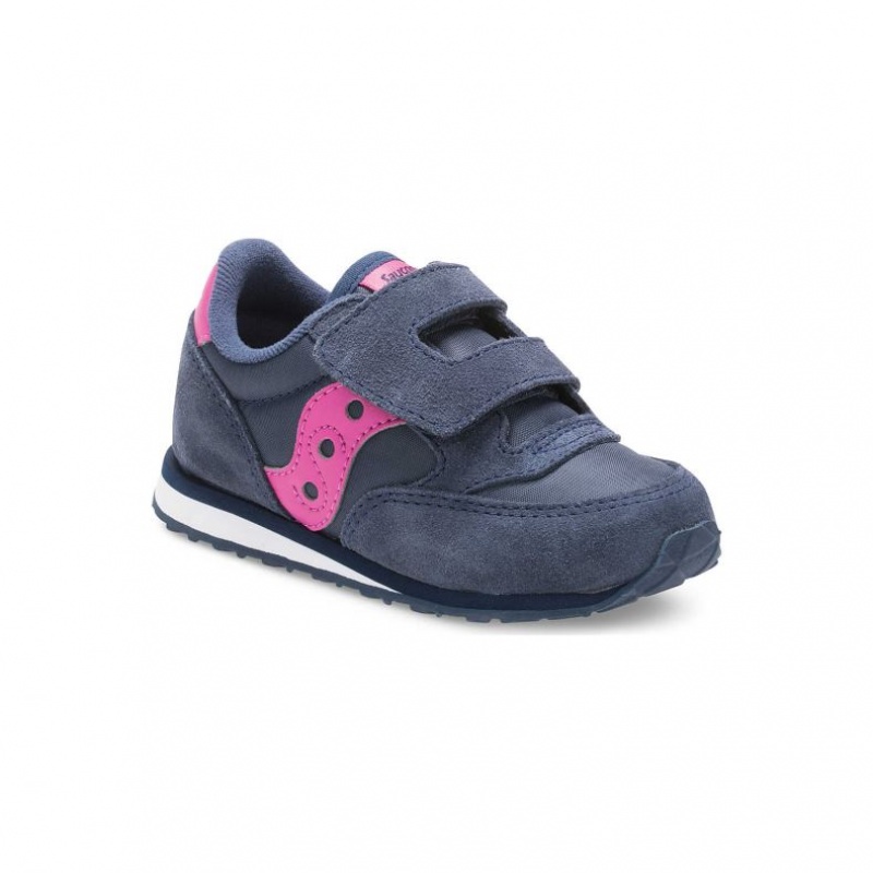 Saucony Baby Jazz Hook & Loop Little Dječje Tenisice Tamnoplave | HRVATSKA ODUBQC