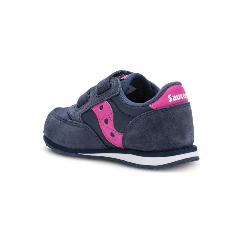 Saucony Baby Jazz Hook & Loop Little Dječje Tenisice Tamnoplave | HRVATSKA ODUBQC