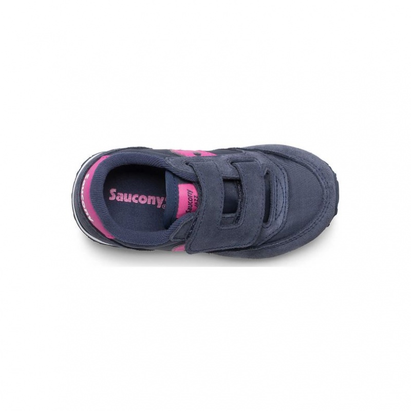 Saucony Baby Jazz Hook & Loop Little Dječje Tenisice Tamnoplave | HRVATSKA ODUBQC