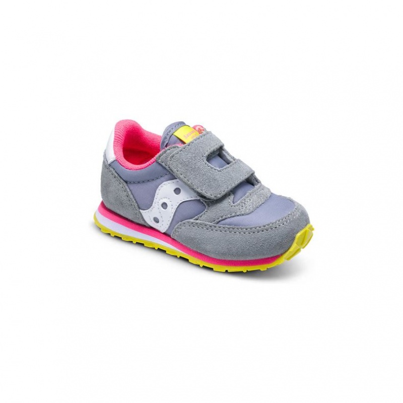 Saucony Baby Jazz Hook & Loop Little Dječje Tenisice Sive | HRVATSKA JAQXWC