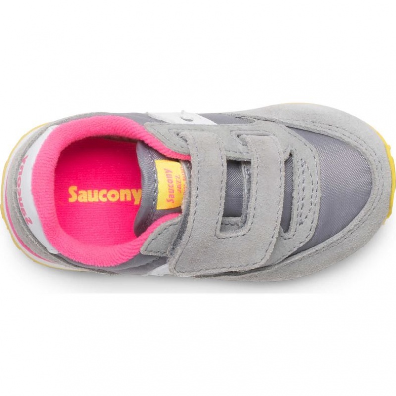 Saucony Baby Jazz Hook & Loop Little Dječje Tenisice Sive | HRVATSKA JAQXWC