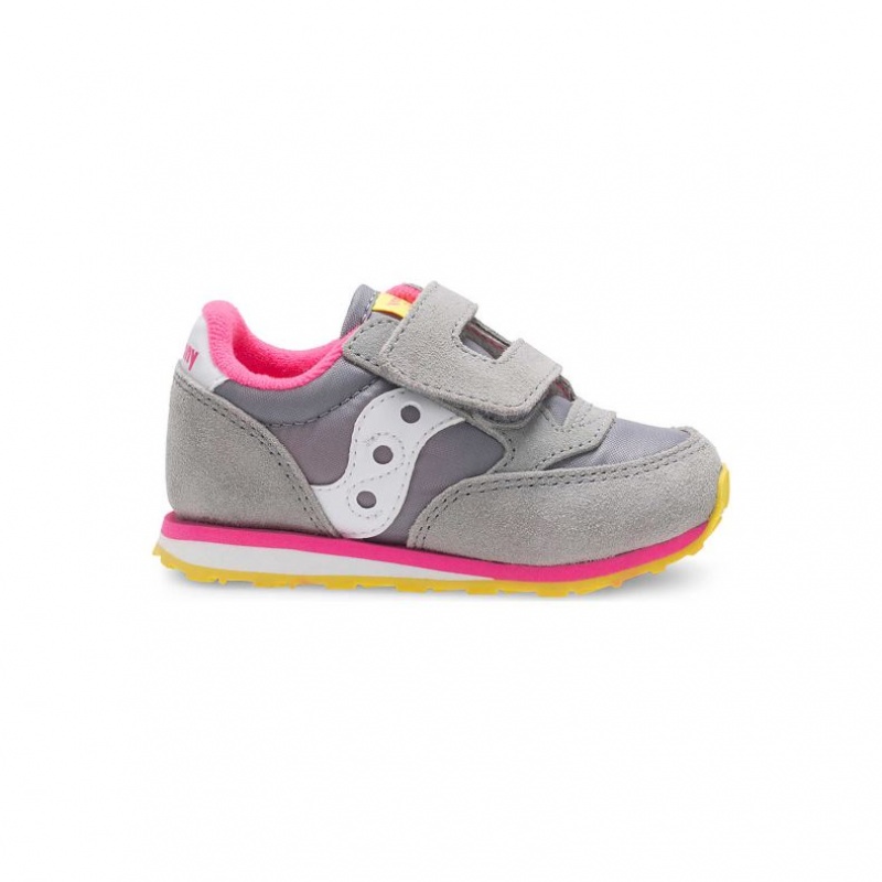 Saucony Baby Jazz Hook & Loop Little Dječje Tenisice Sive | HRVATSKA JAQXWC