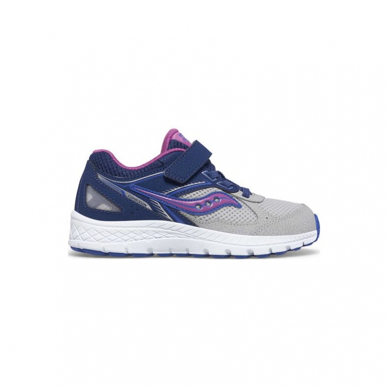 Saucony Cohesion 14 A/C Big Dječje Tenisice Tamnoplave Sive | HRVATSKA KEARXU