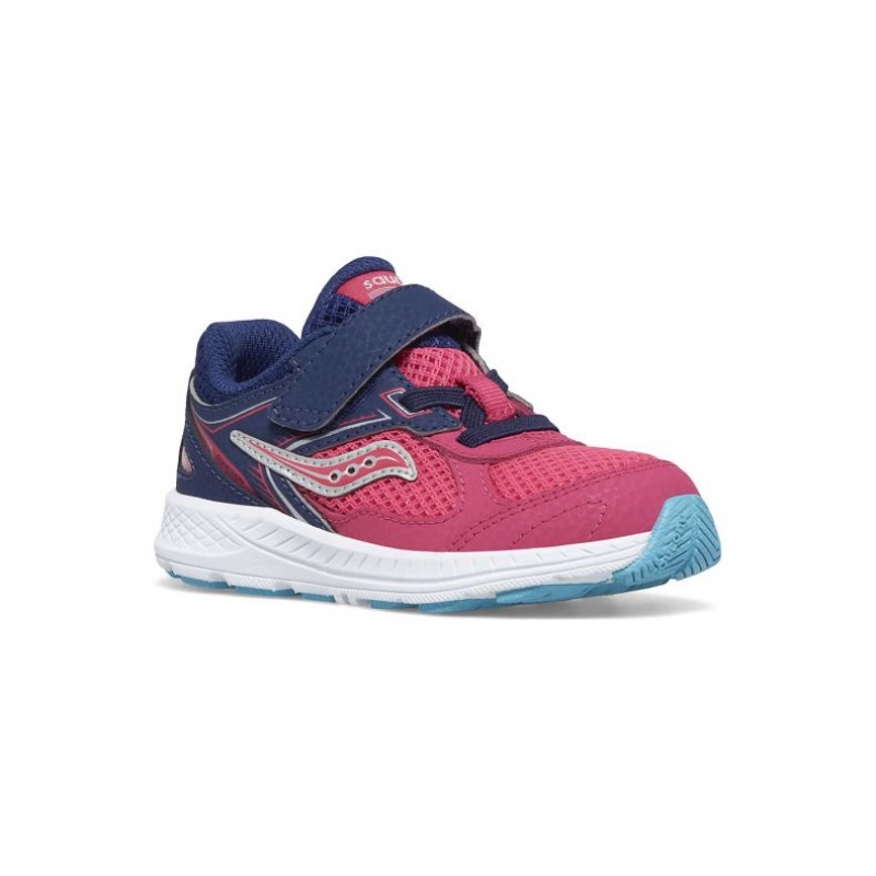 Saucony Cohesion 14 A/C Jr. Little Dječje Tenisice Roze Tamnoplave | HRVATSKA OTSMGV