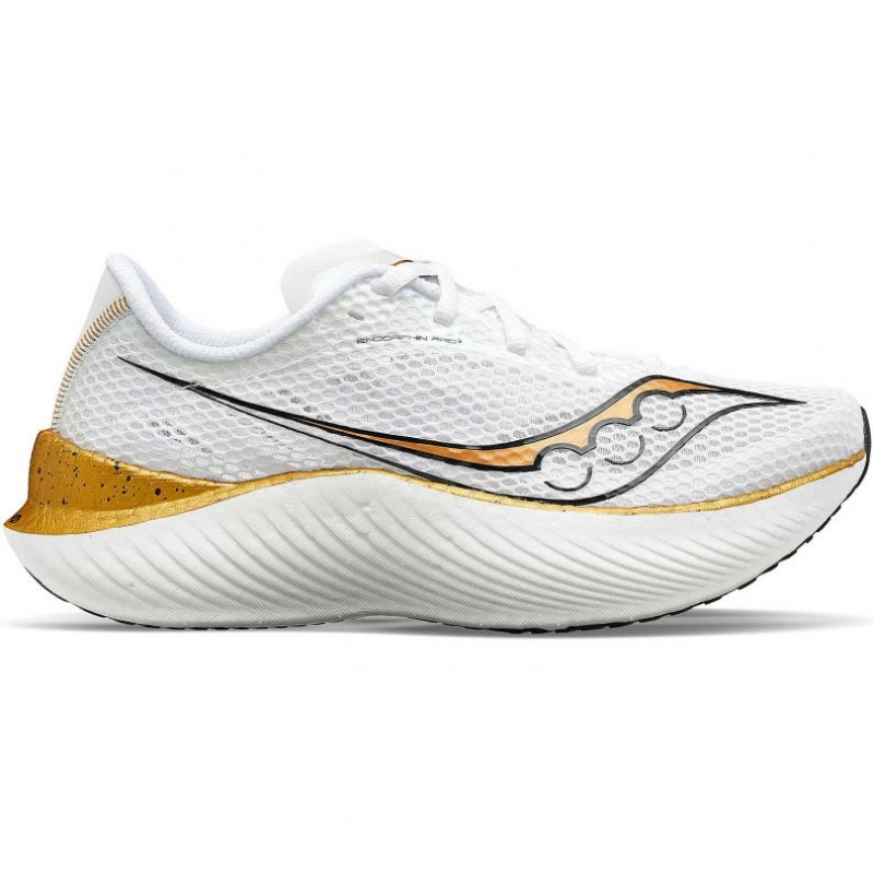 Saucony Endorphin Pro 3 Ženske Tenisice Bijele | HRVATSKA BDNJGL