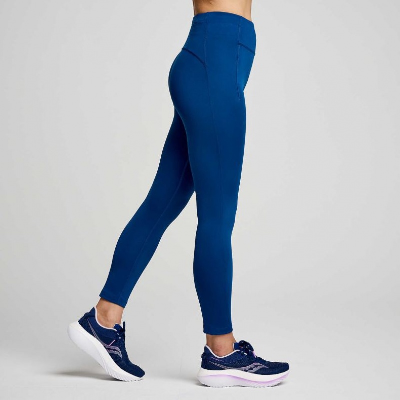 Saucony Fortify Crop Ženske Hulahopke Indigo | HRVATSKA RYPFMQ