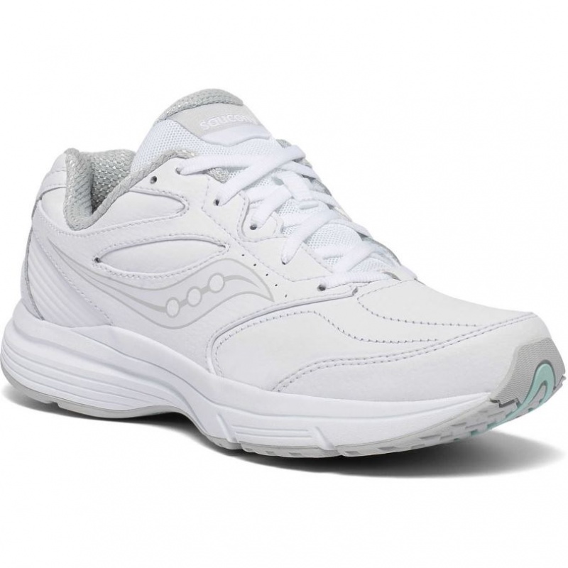 Saucony Integrity Walker 3 Extra Wide Ženske Tenisice Bijele | HRVATSKA DJNGHM