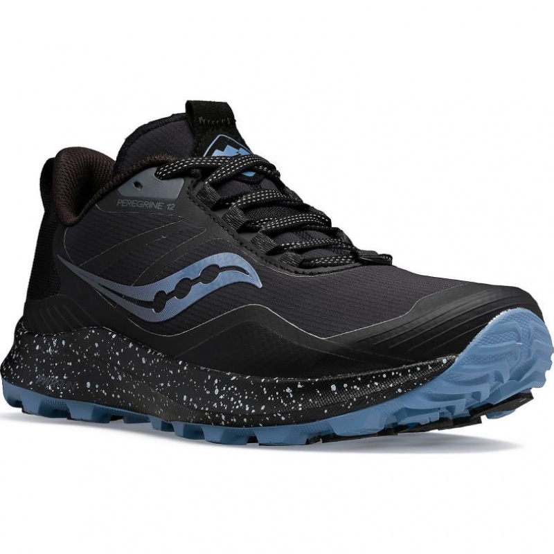 Saucony Peregrine ICE+ 3 Ženske Trail Tenisice Crne | HRVATSKA QLPSYW