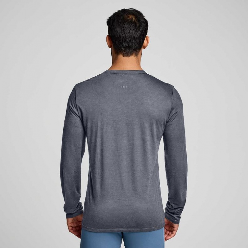 Saucony Peregrine Merino Long Sleeve Muške Majica Sive | HRVATSKA BGCLTQ