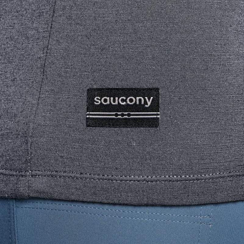 Saucony Peregrine Merino Long Sleeve Muške Majica Sive | HRVATSKA BGCLTQ