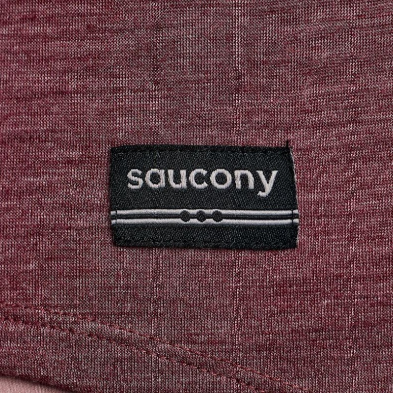 Saucony Peregrine Merino Long Sleeve Ženske Majica Crvene | HRVATSKA BMDAZN