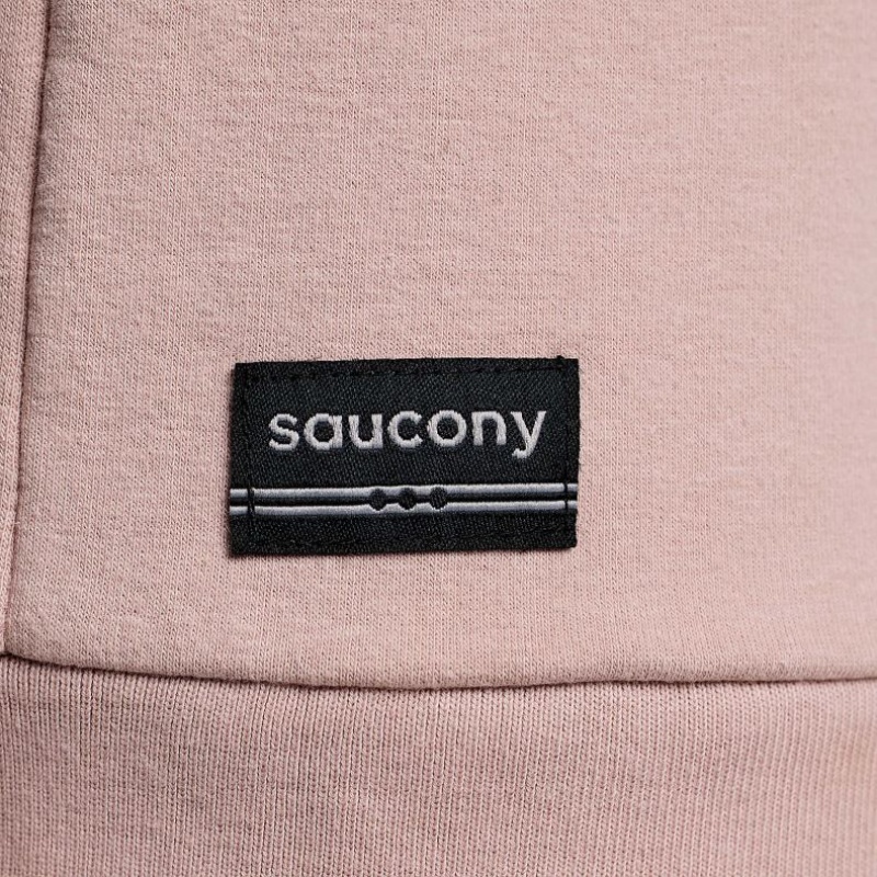 Saucony Recovery Zip Tunic Ženske Majica s Kapuljačom Roze | HRVATSKA LYZNPG