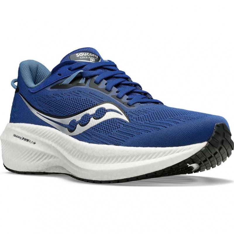 Saucony Triumph 21 Muške Tenisice Indigo | HRVATSKA RYKFPJ