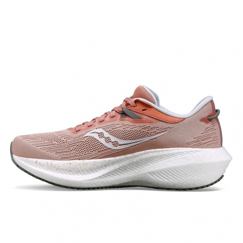 Saucony Triumph 21 Wide Ženske Tenisice Roze | HRVATSKA HZWMRP