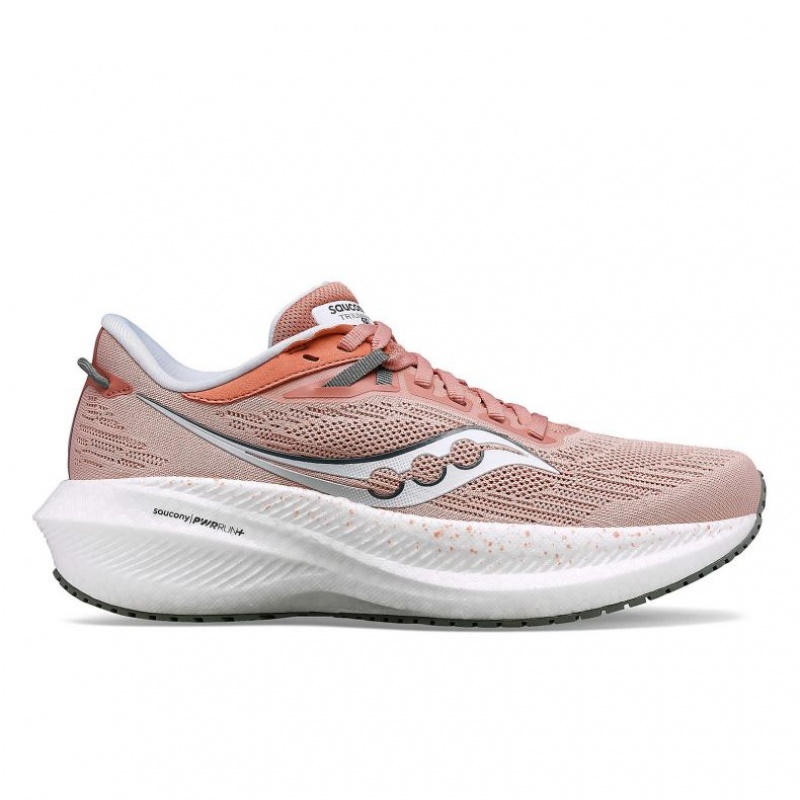 Saucony Triumph 21 Wide Ženske Tenisice Roze | HRVATSKA HZWMRP