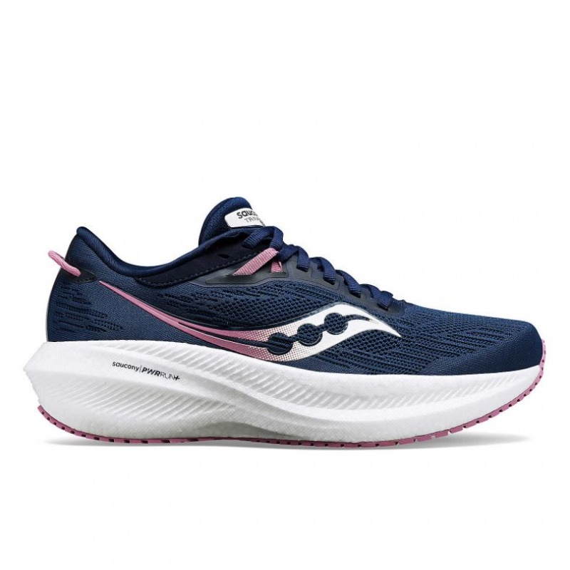 Saucony Triumph 21 Ženske Tenisice Tamnoplave | HRVATSKA RYSMUK